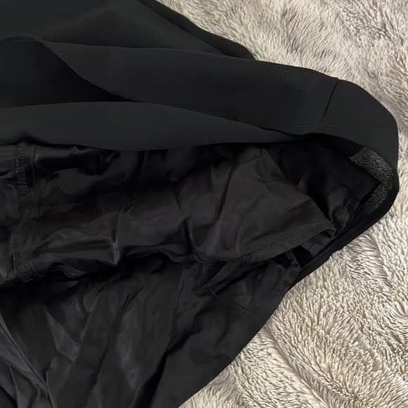 Long Black mermaid dress embroidered 2 fit & flare formal fancy sleeveless 2P - Picture 10 of 12